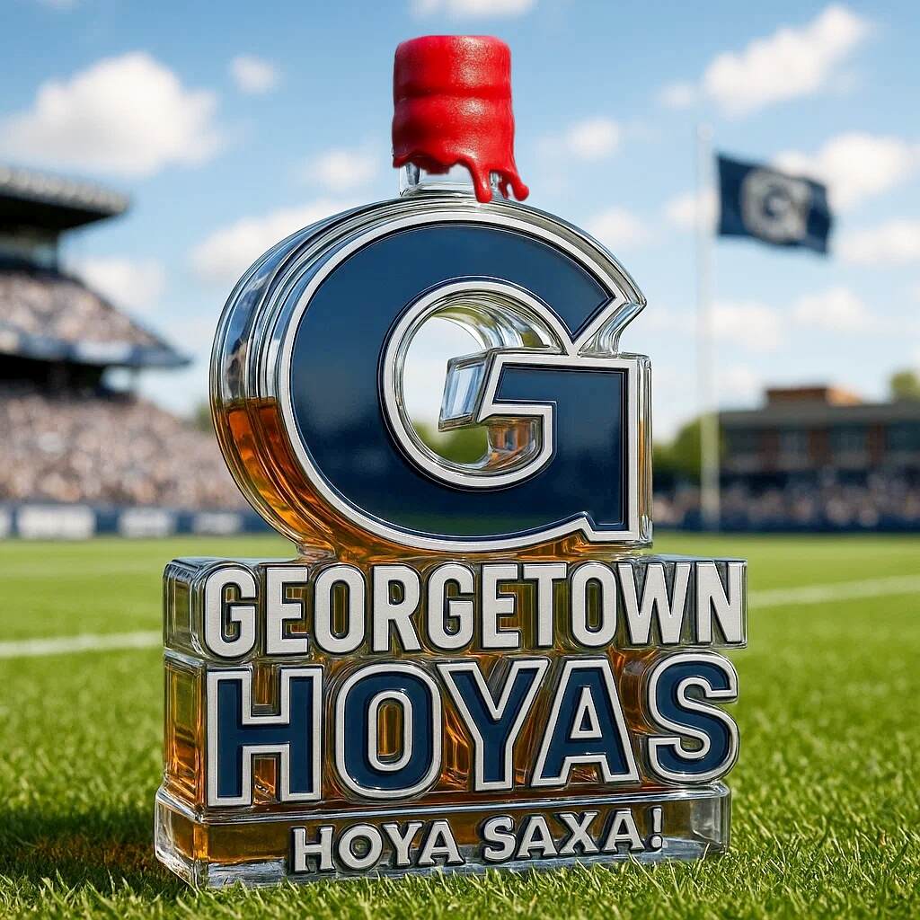 Georgetown Hoyas Limited Edition Whiskey Bottle