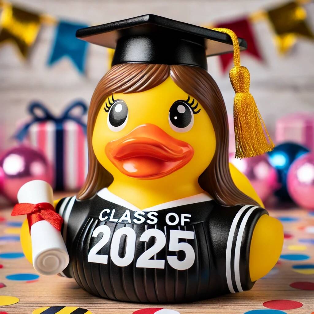 2025 Graduation Duck