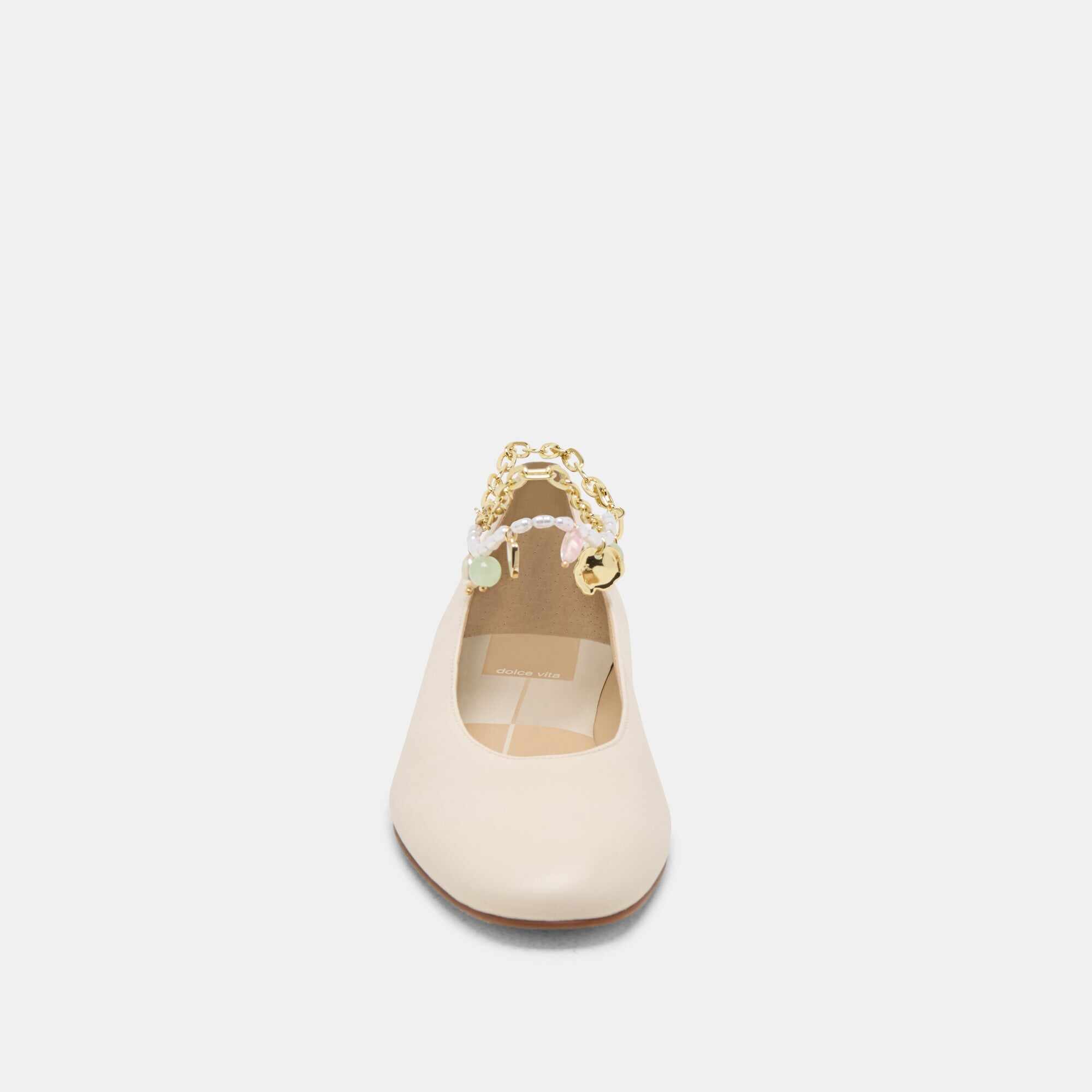 BAIDEN BALLET FLATS BONE LEATHER