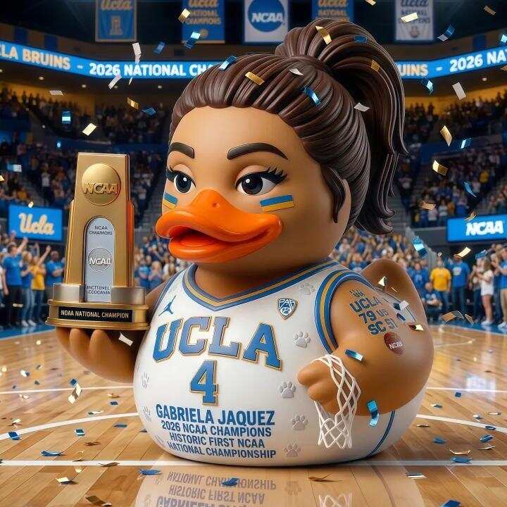 Gabriela Jaquez UCLA Champions DUCK