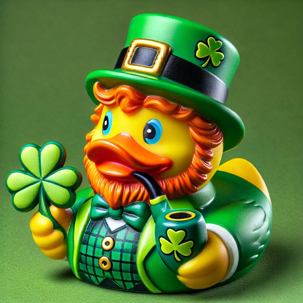 St Patrick's Day Duck