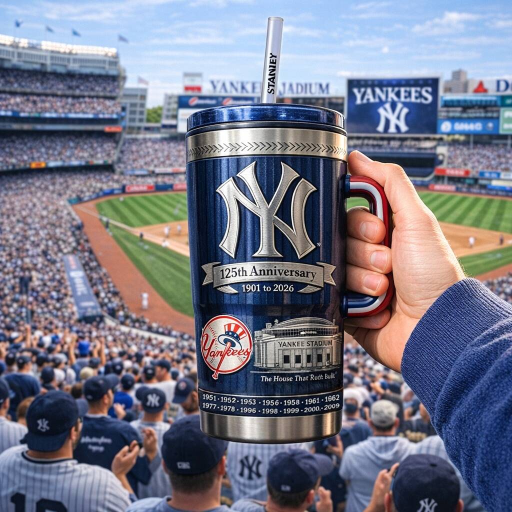 New York Yankees 125th Anniversary Tumbler (1901–2026)