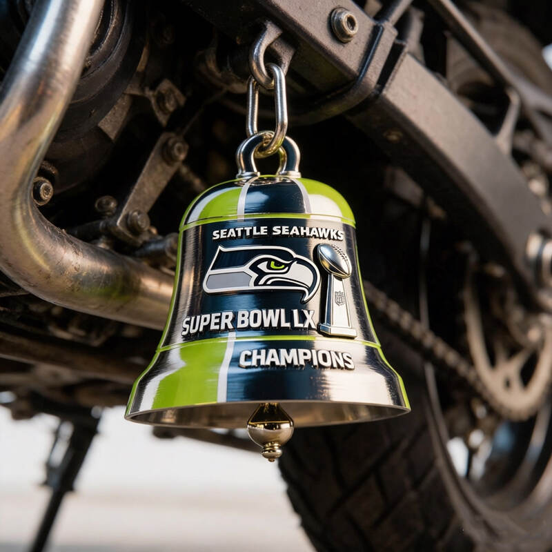 Seattle Seahawks Super Bowl LX Champions Bell