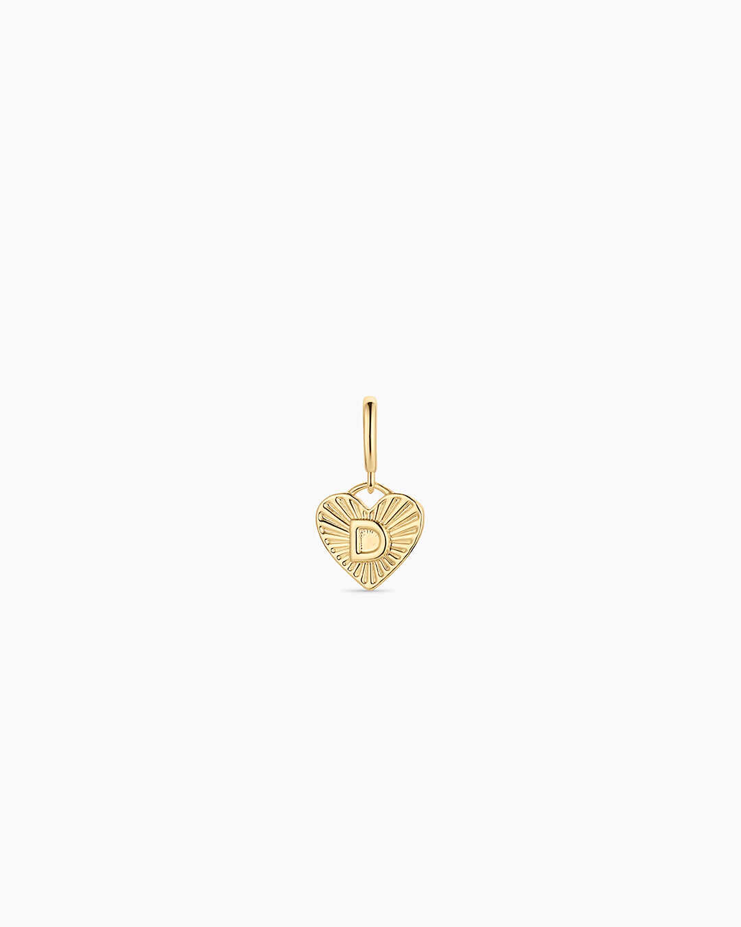 Vintage Heart Alphabet Parker Charm
