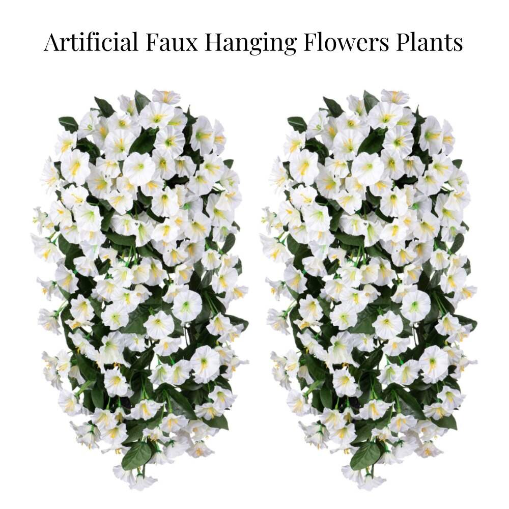 🔥On Sale🔥Artificial Faux Hanging Flowers Plants - UV resistant, Waterproof，Windproof