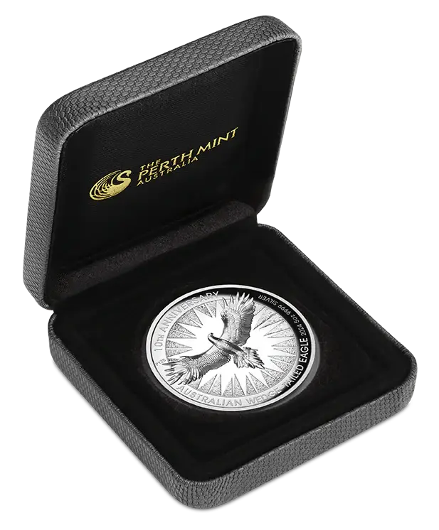 Australian Wedge-Tailed Eagle 10th Anniversary 2024 $8 5oz Silver Proo