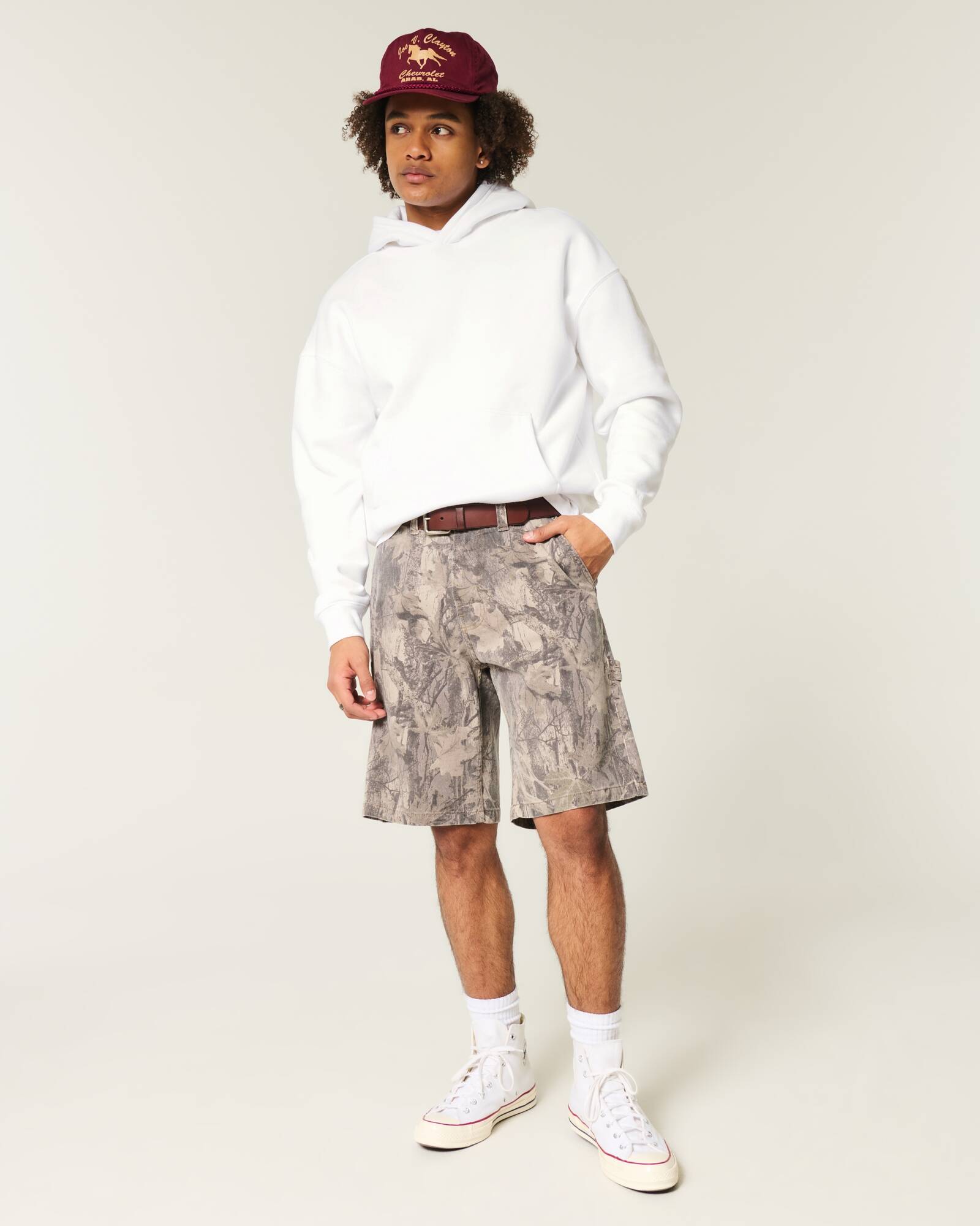 Boxy Camo Hoodie