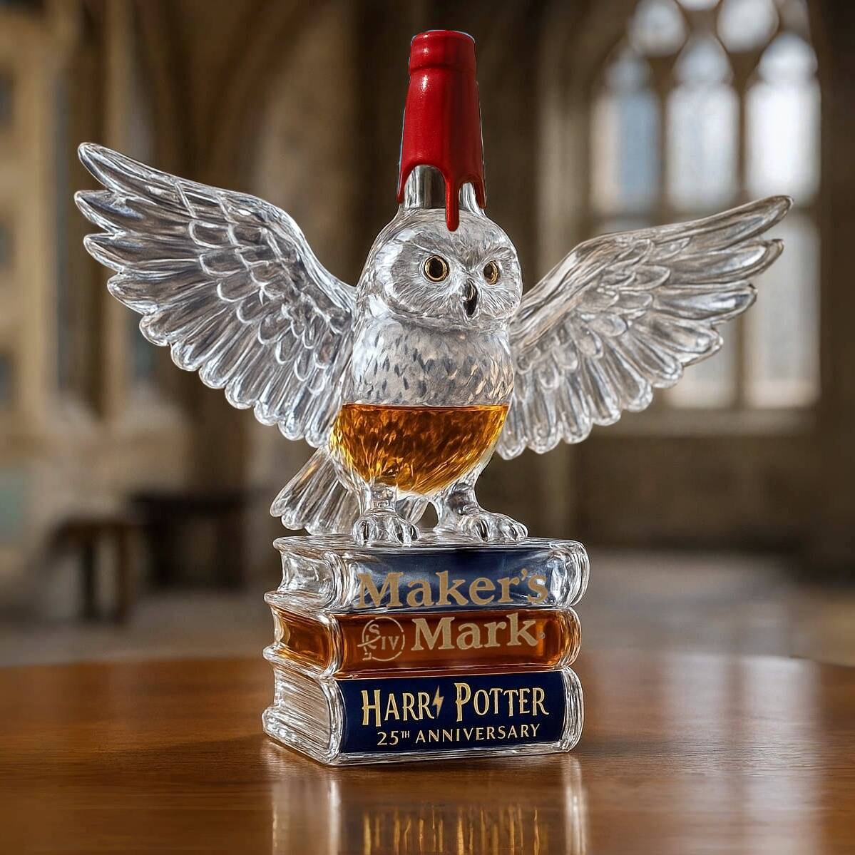 Hedwig 25th Anniversary whiskey bottle