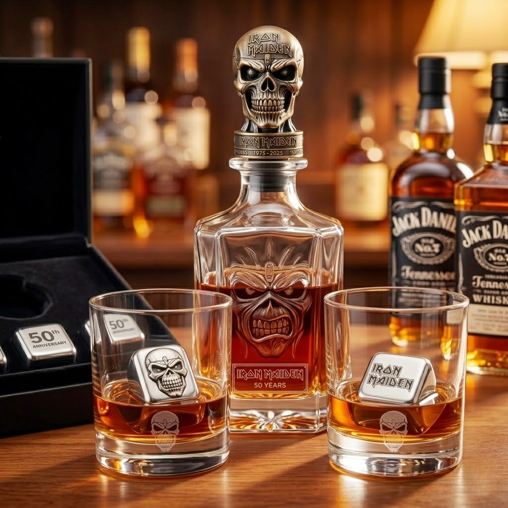🤘 Iron Maiden 50th Anniversary Collector’s Edition Liquor Set