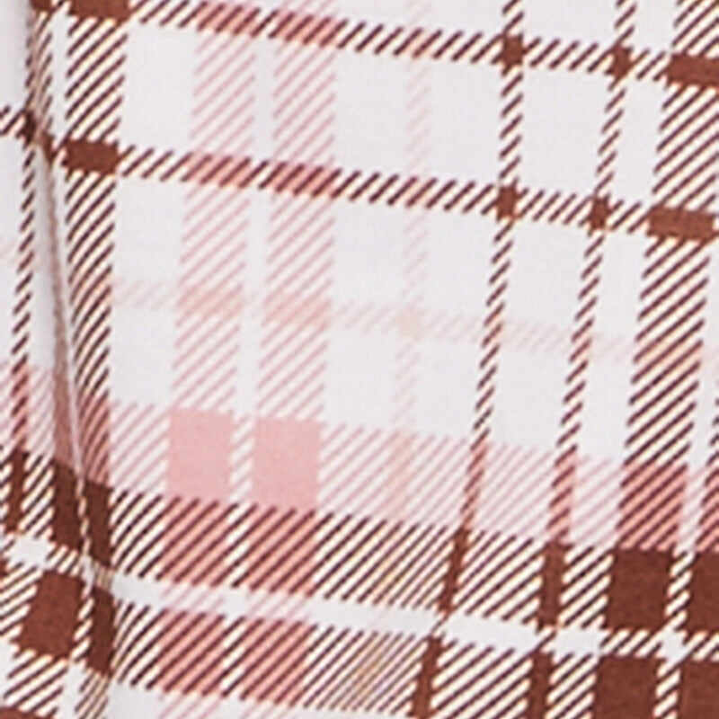 Plaid Sleeveless Romper
