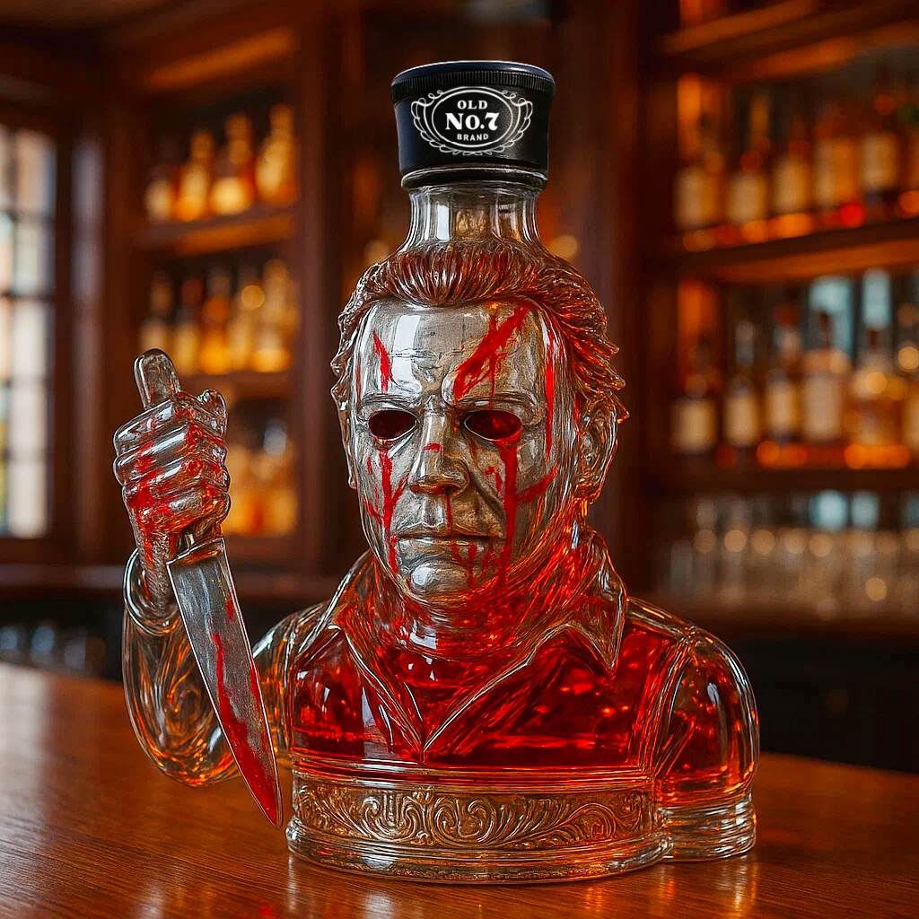 Michael Myers Whiskey Bottle