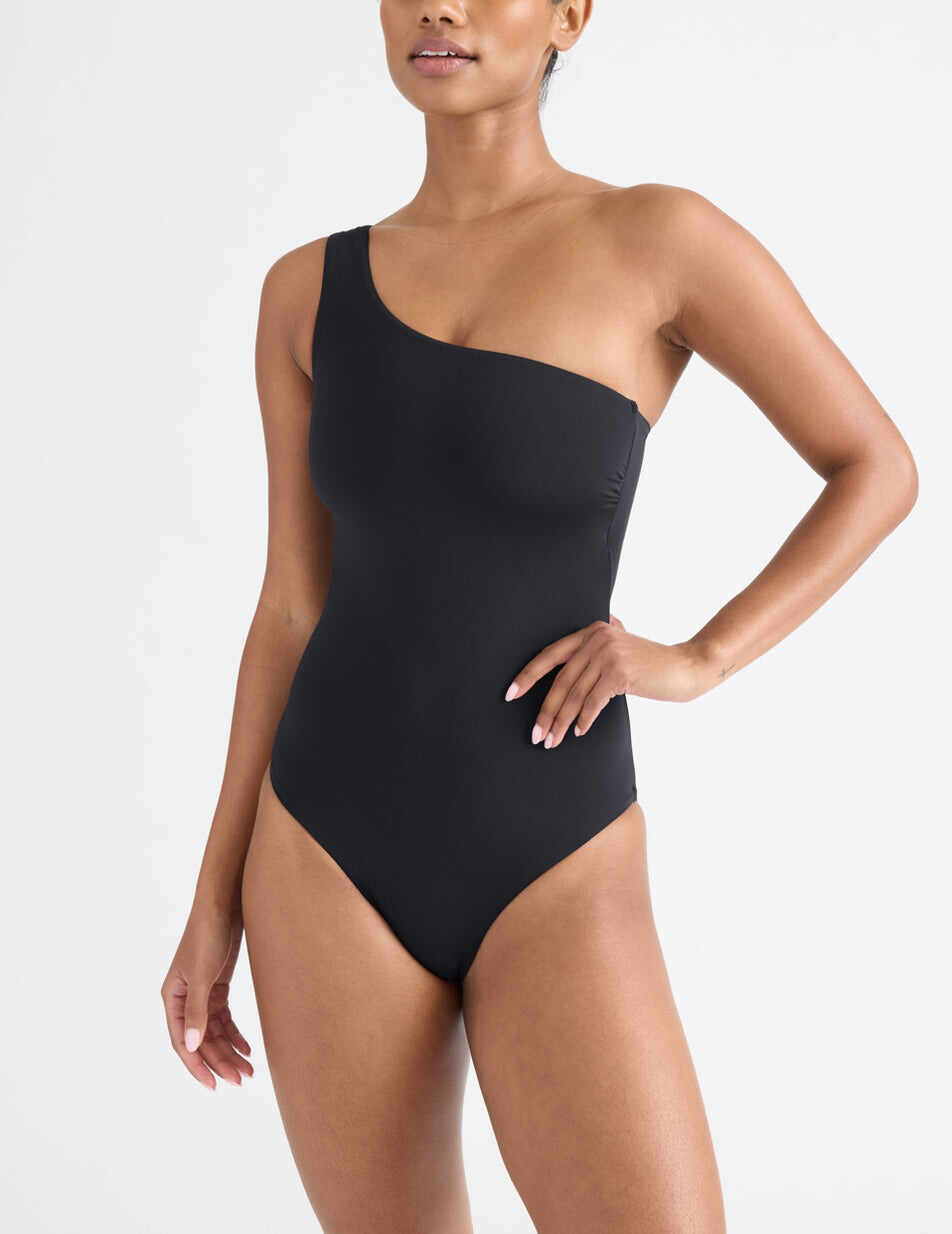 One Shoulder One Piece Swimsuit