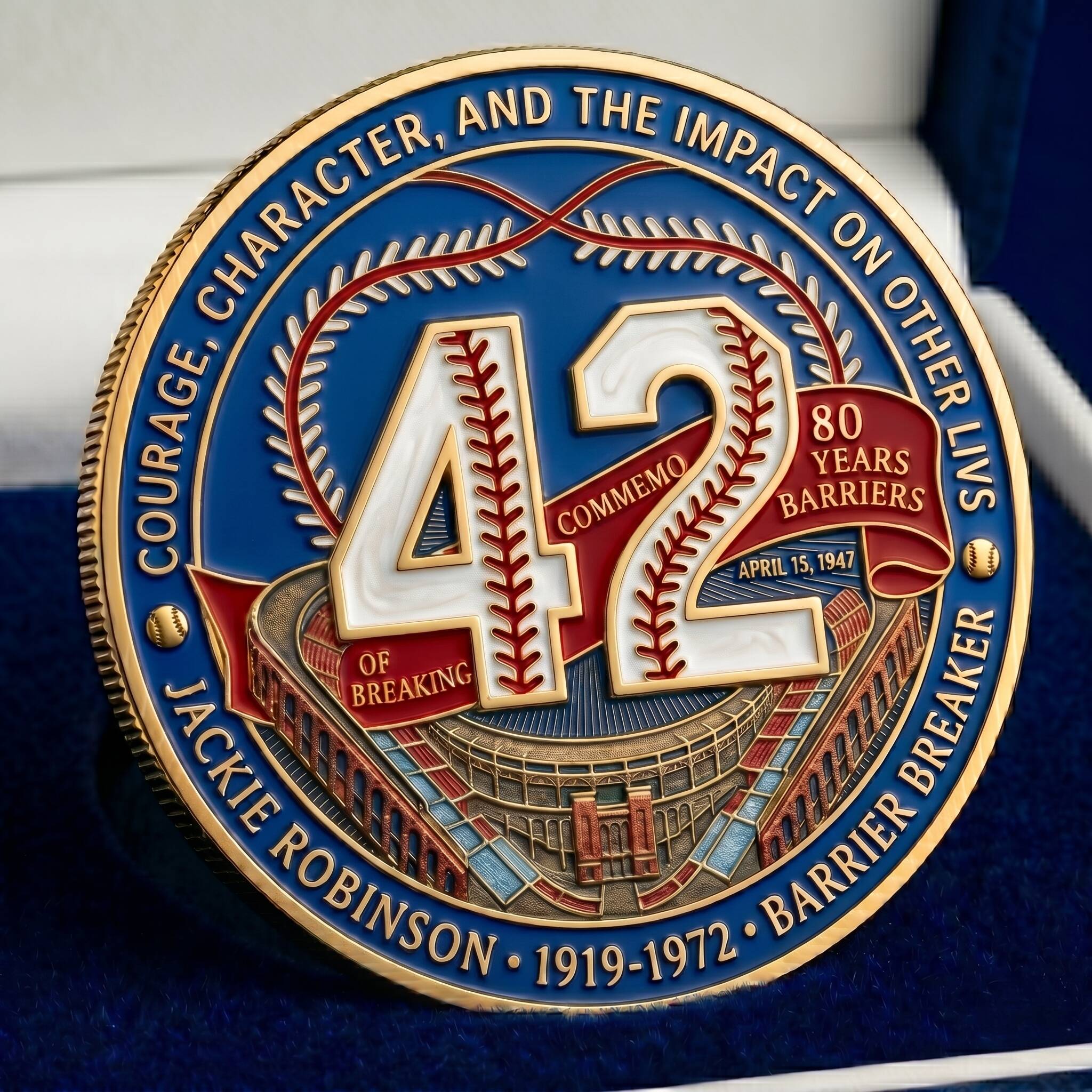 🥇 Jackie Robinson 80th Anniversary Commemorative Coin