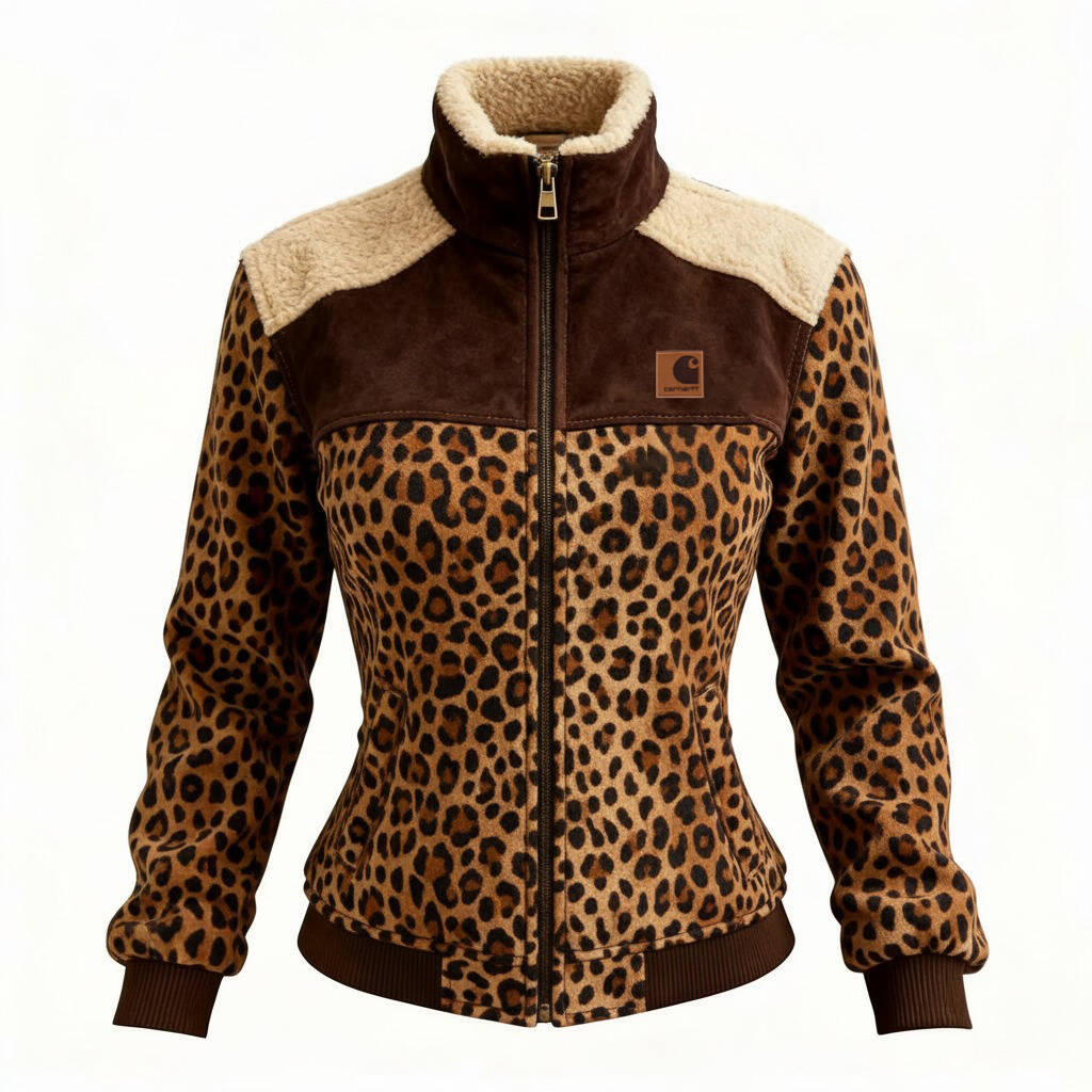 Women's Retro Patchwork Plush Jacket