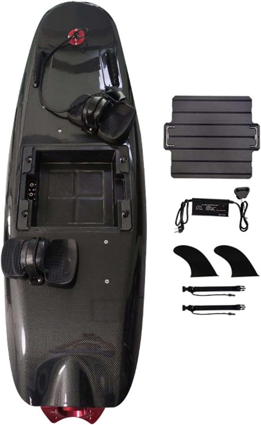 Jet Powered Surfboard Kit Electric Surfboard Carbon Fiber 2 Fins Fast Water Sports Kits 1 Hours Battery Life for Surfboard Modification