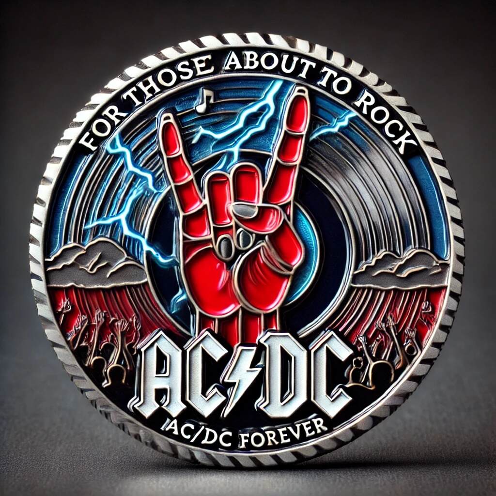 AC/DC Commemorative Coin