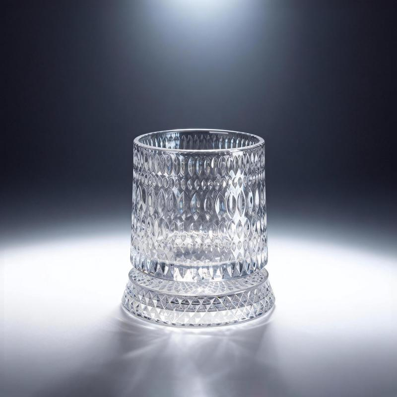 Luxury 360° Spinning Crystal Glass – Star-Cut Stress Relief Whiskey & Wine Glass, Elegant European Barware Gift，Rotating Glass Cup Spinning Glass Cup