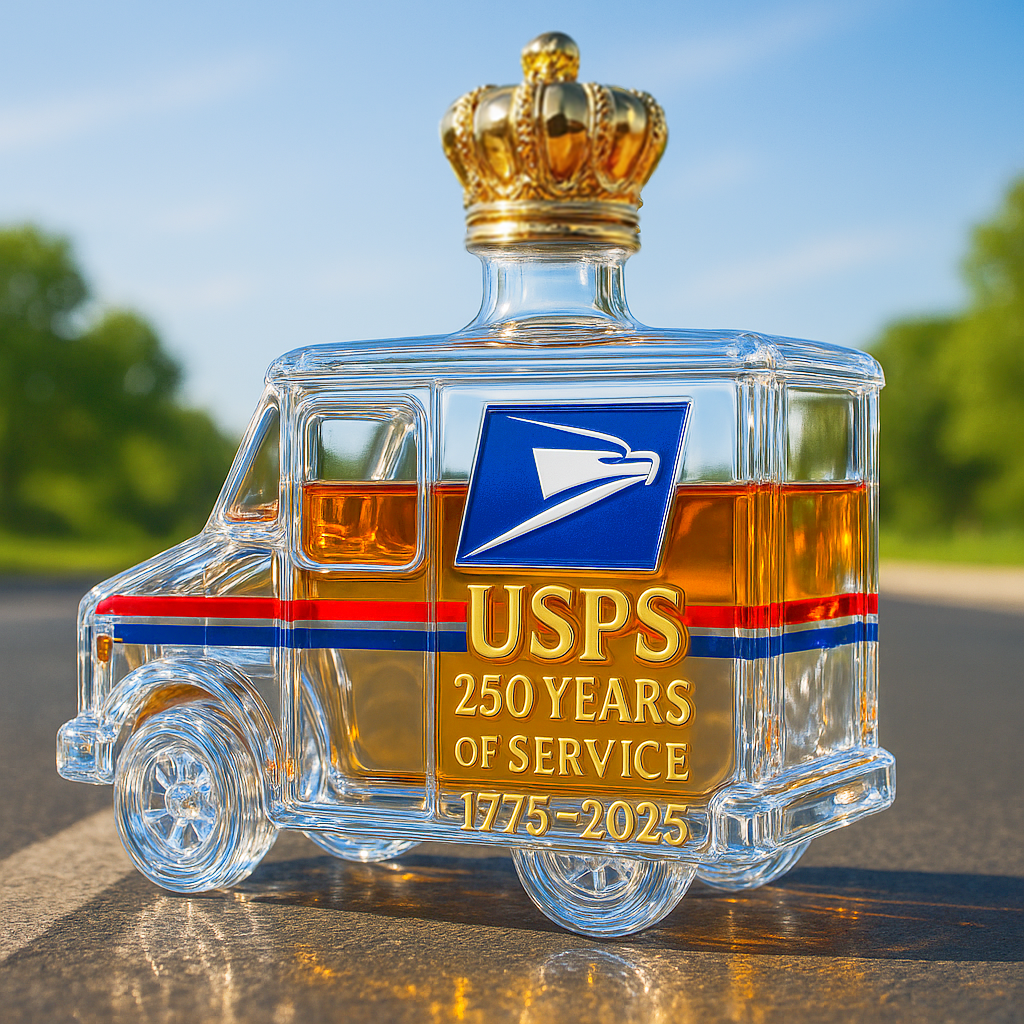 USPS 250th Anniversary Whiskey Bottle