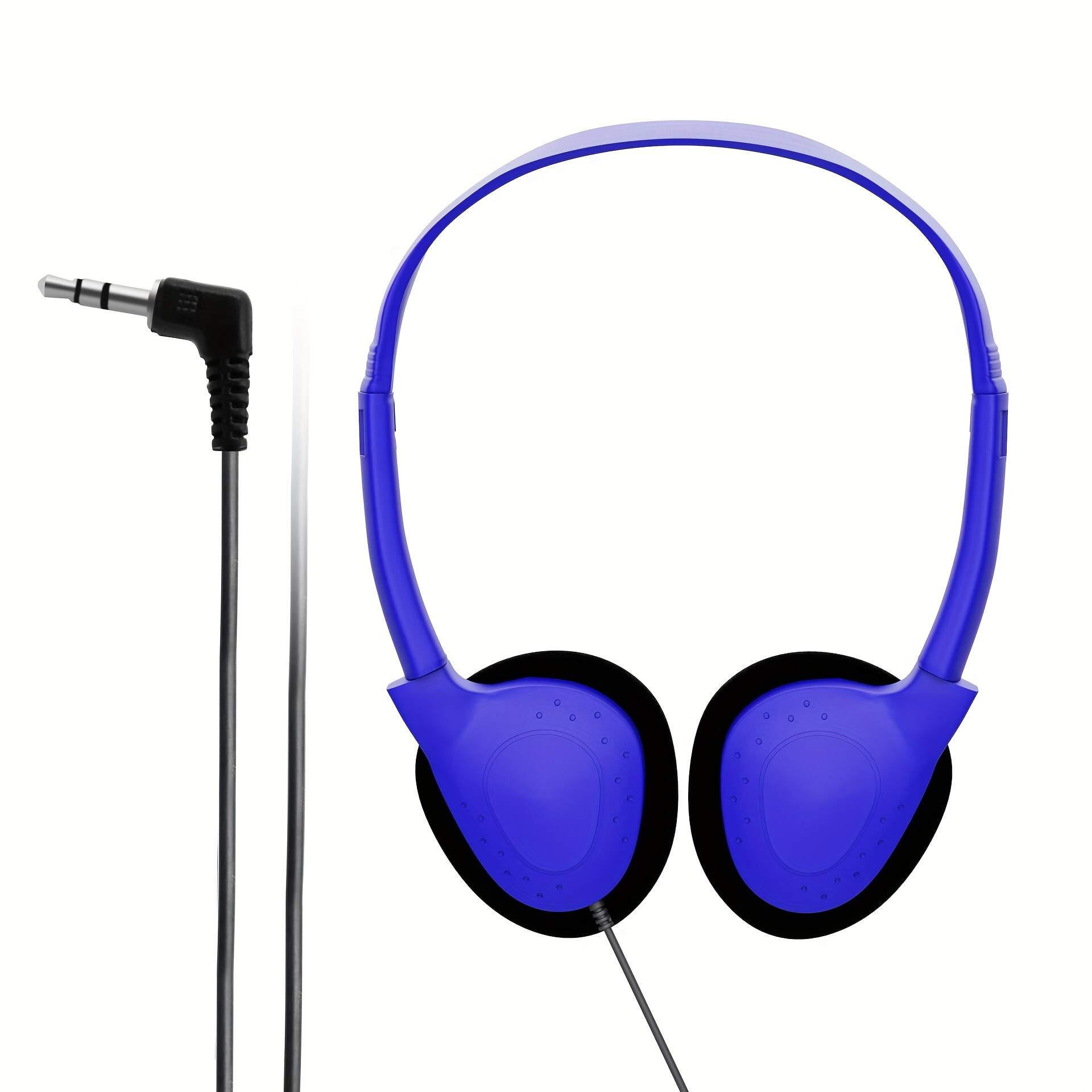 Tangle-Free Wired Headphones with 3.5mm Jack - VBVC, Volume Control, Ideal for Online Classes & Aviation Enthusiasts