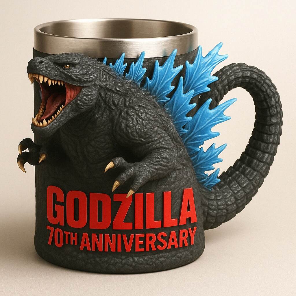 Godzilla 70th Anniversary 3D mug