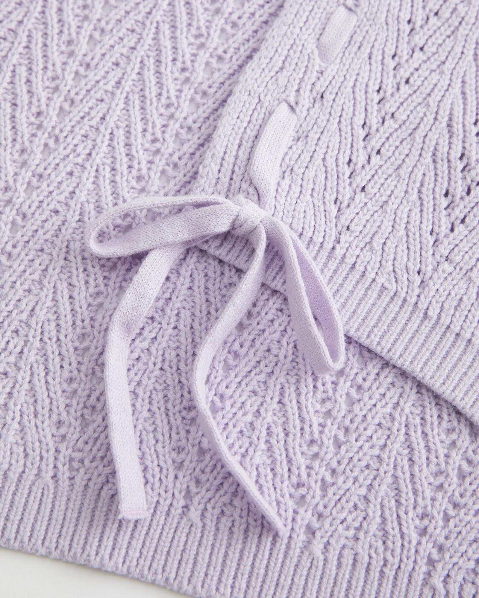 Easy Textured No-Close Cardigan