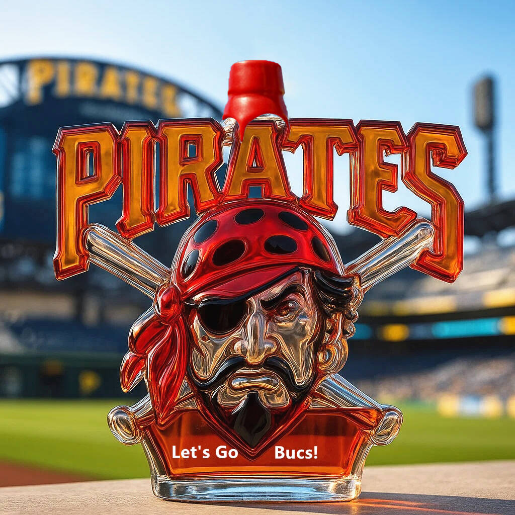 Pittsburgh Pirates whiskey bottle