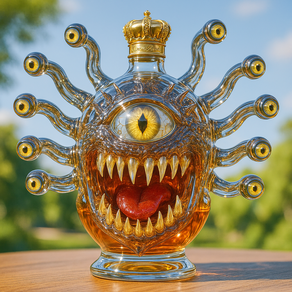 DND Beholder Whiskey Bottle