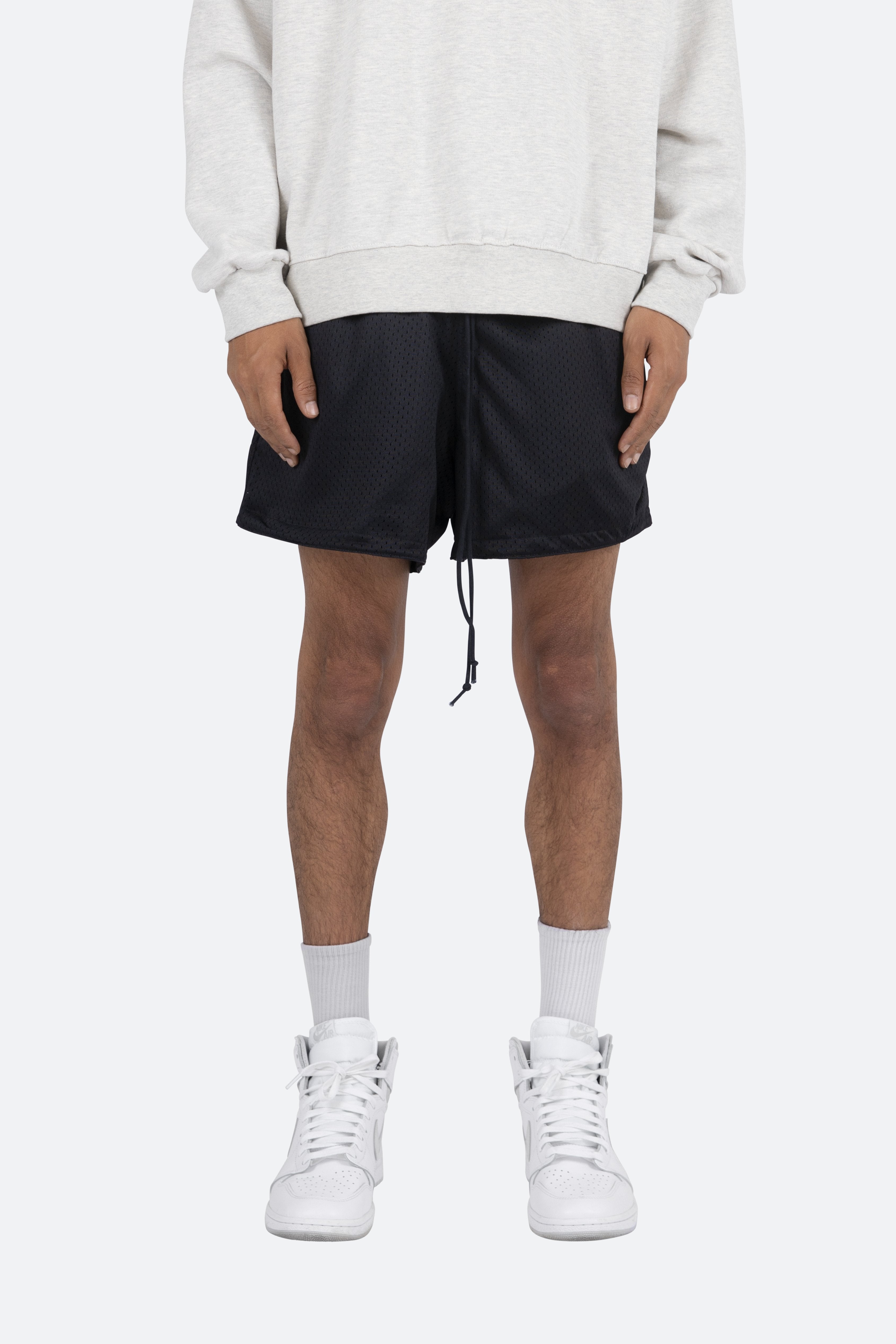 Warm Up Mesh Shorts - Black