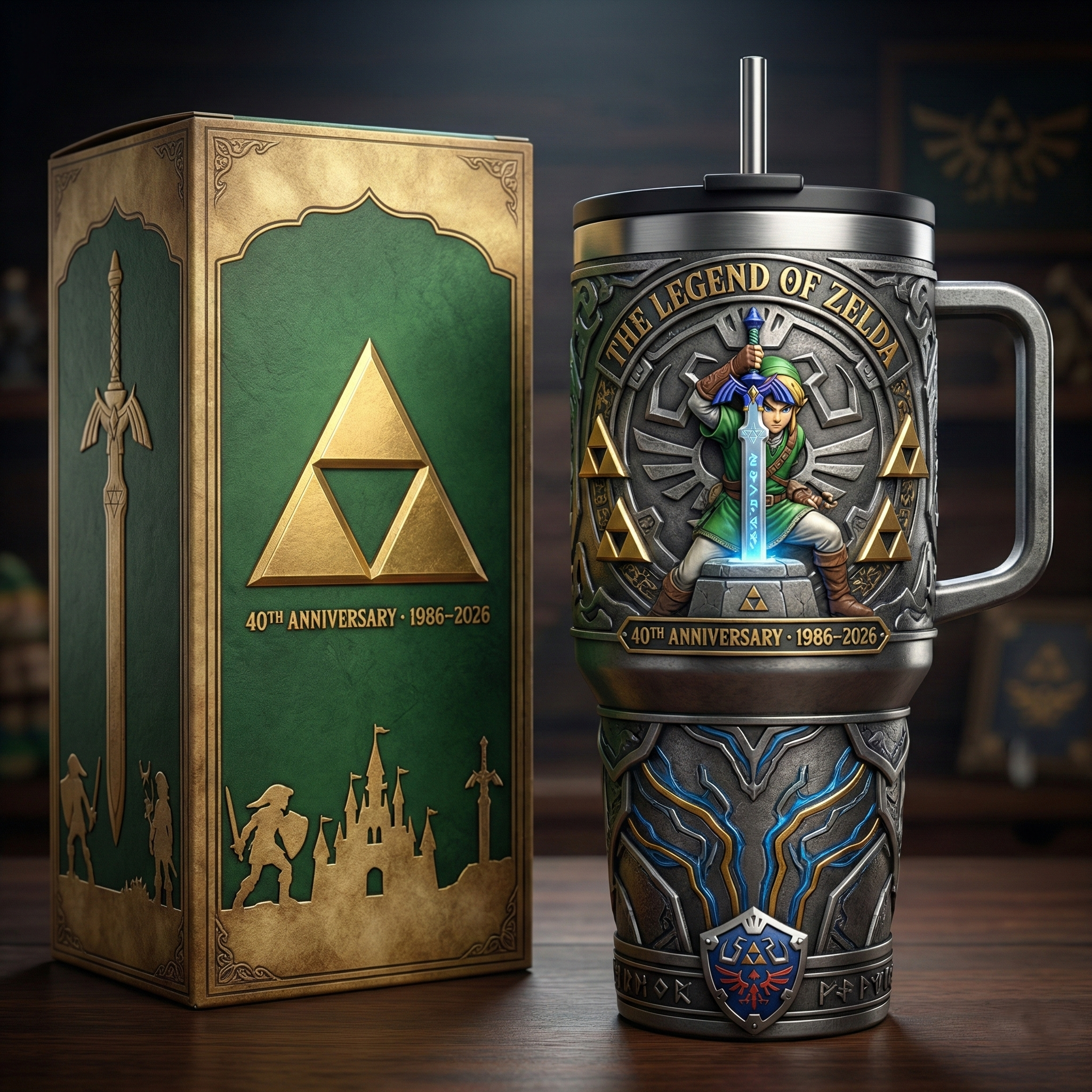 The Legend of Zelda 40th AnniversaryTumbler