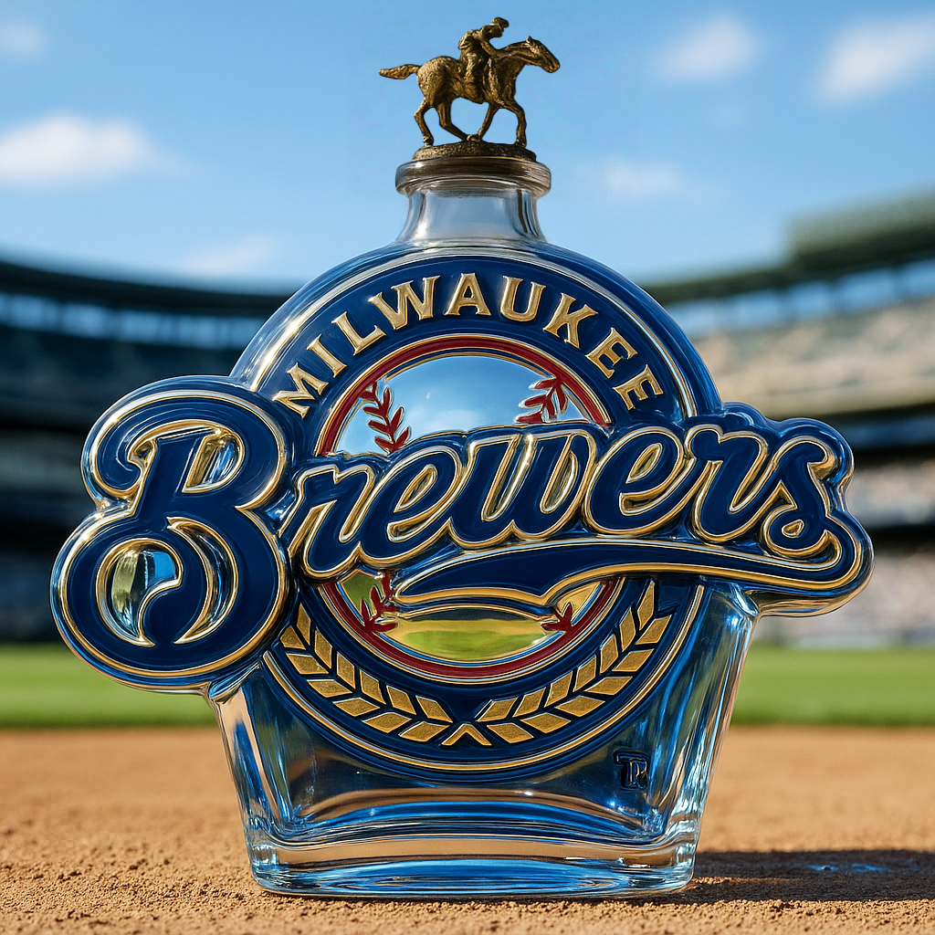 Milwaukee Brewers Commemorative Whiskey Bottle