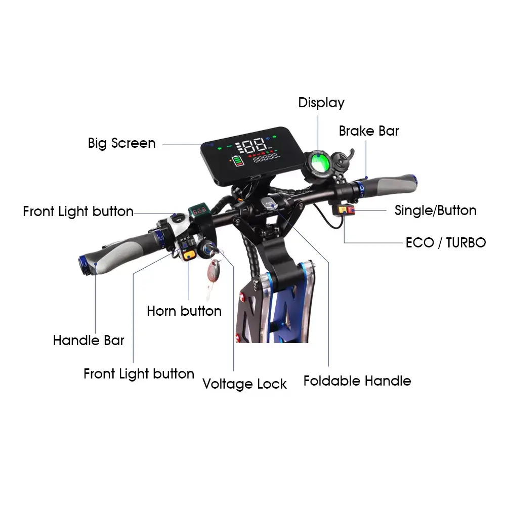 (🔥Limited Time Sale) Upgraded SK2 72V 8000W 13inch fat wheel best electric Scooter E scooters