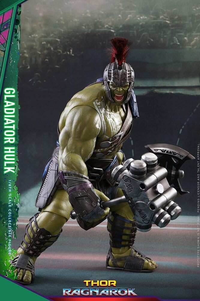 Marvel Hot Toys Gladiator Hulk Sixth Scale 1/6th Collectible Action Figure Thor: Ragnarok - Movie Masterpiece Series - in Stock Now !