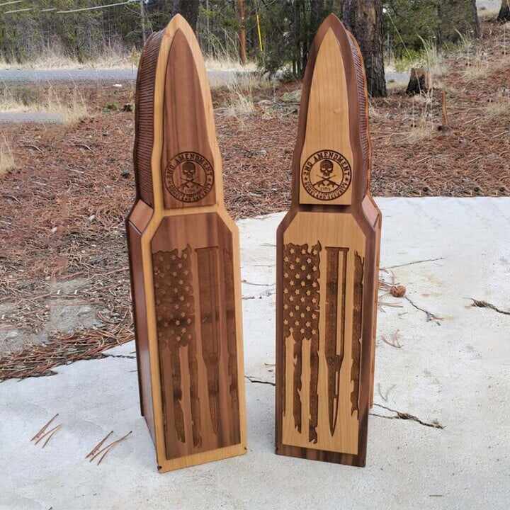2nd Amendment wooden box