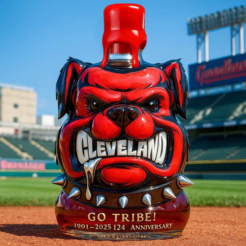 Cleveland Guardians Limited Edition Whisky Bottle