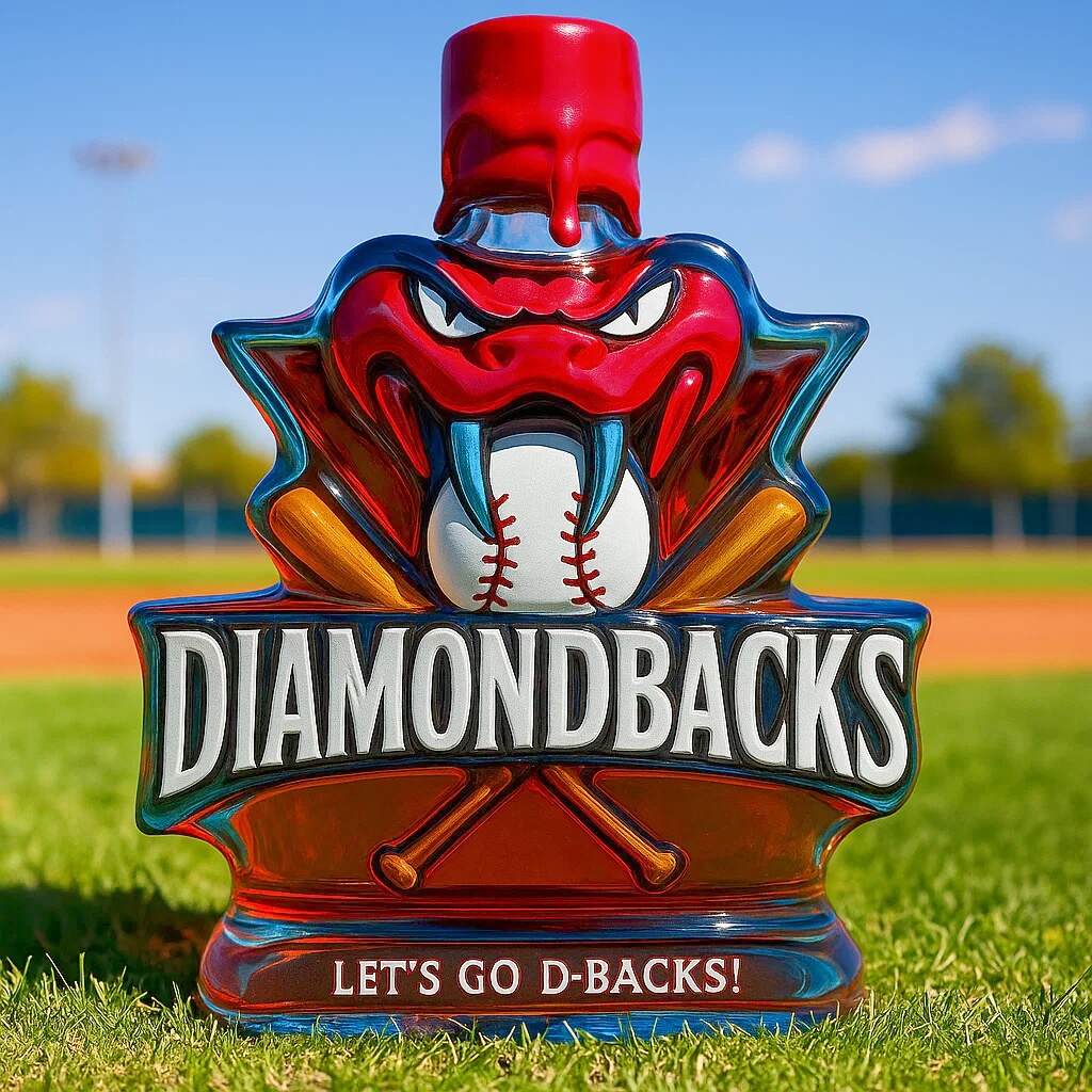 Arizona Diamondbacks Whisky Bottle