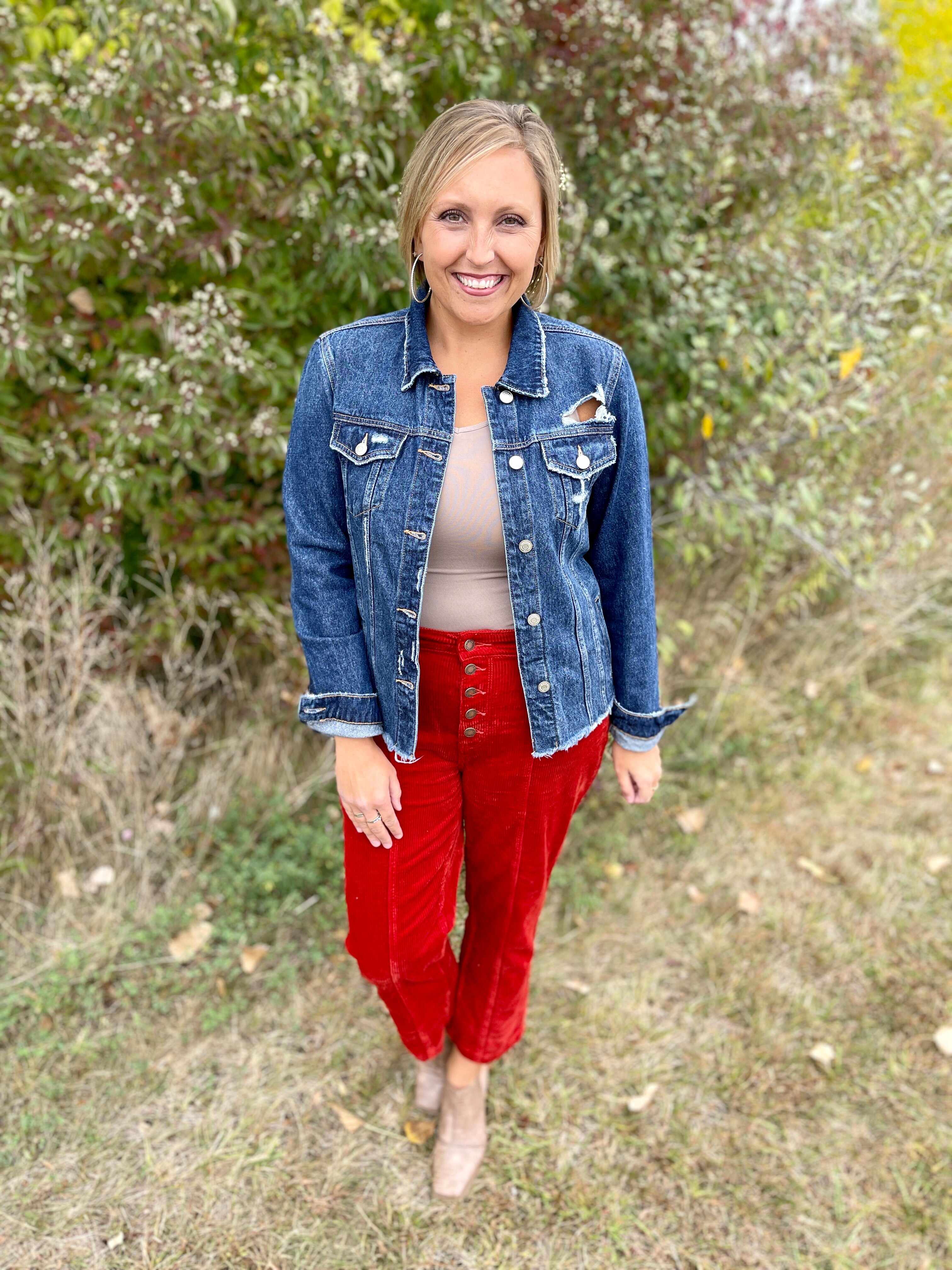 Plus/Reg Spice Up Your Life Corduroy Pants