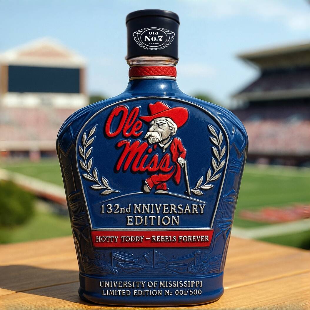 Rebels 132nd Anniversary Whiskey Bottle