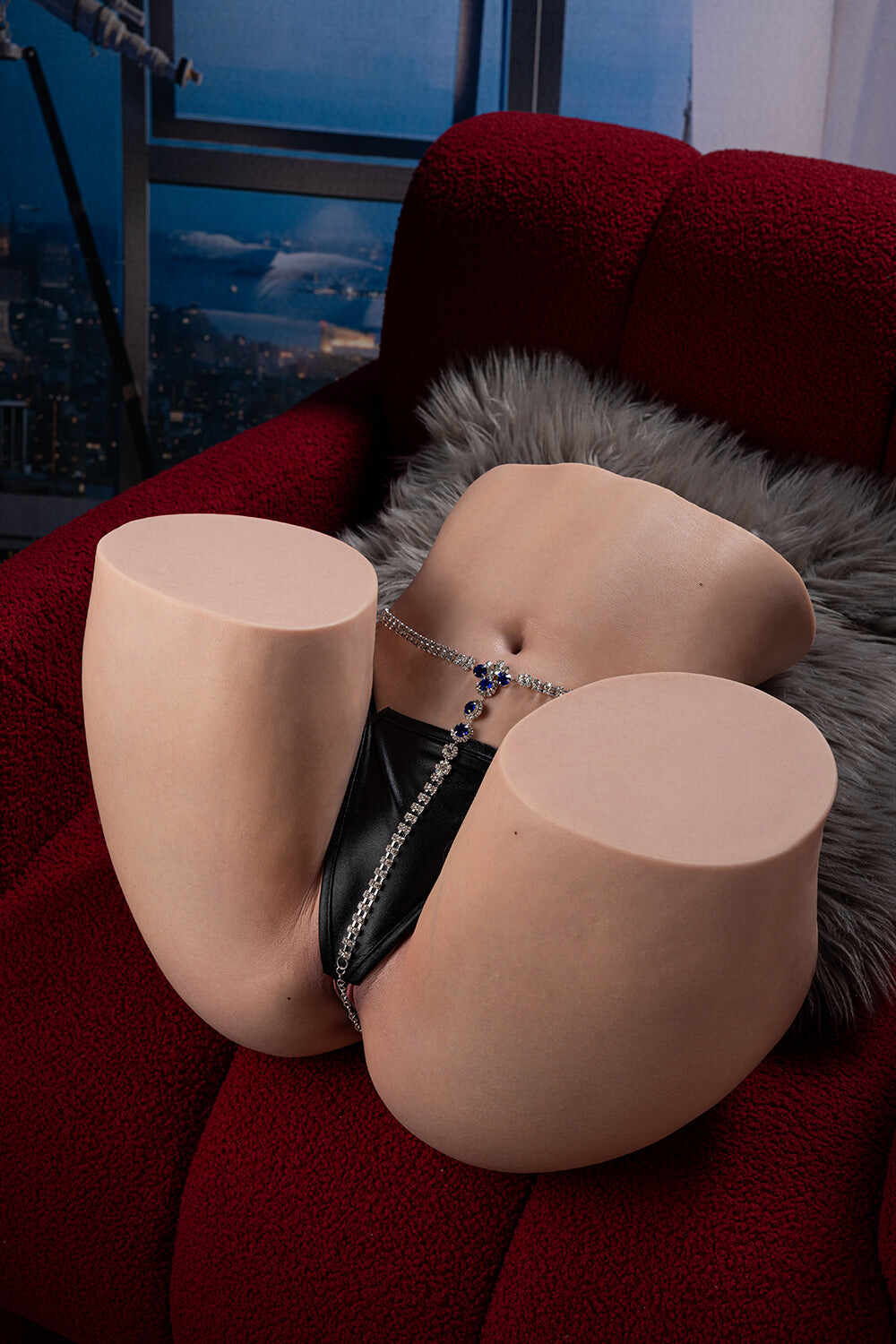 EU Stock - Evalina Full Silicone Big Butt Real-Size Female Torso Sex Doll With Real-looking Skin Texture