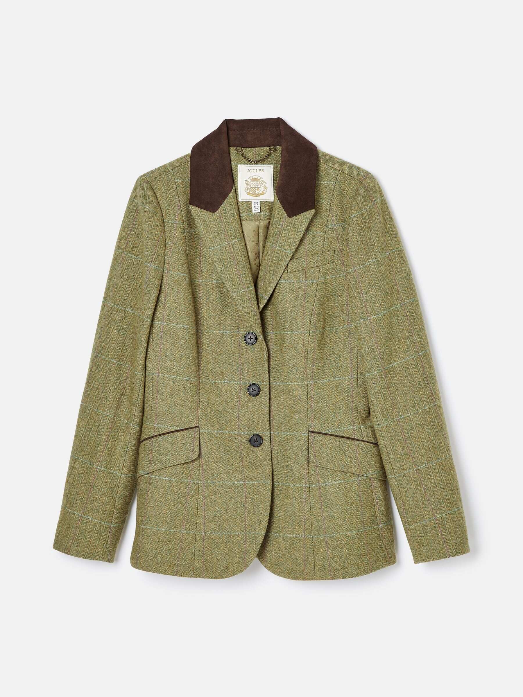 Fayfair Khaki Green Tweed Hacking Jacket