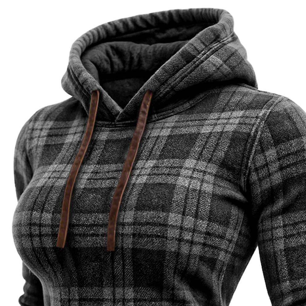 Carhartt Women's Vintage Western Cowgirl Plaid Print Pocket Hoodie