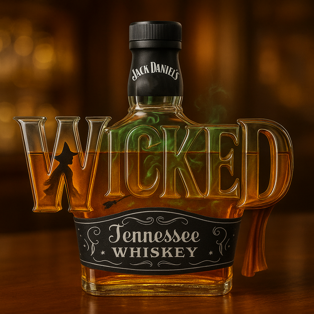 WICKED Whiskey Bottle