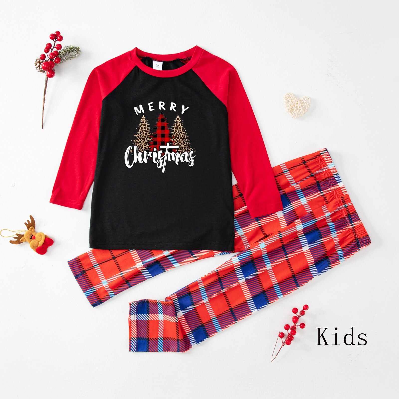 Family Matching Pajamas Set Merry Christmas
