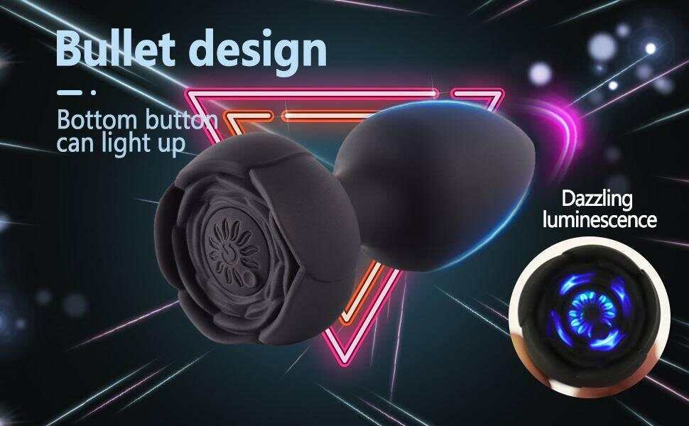 Rose-Shaped Anal Plug