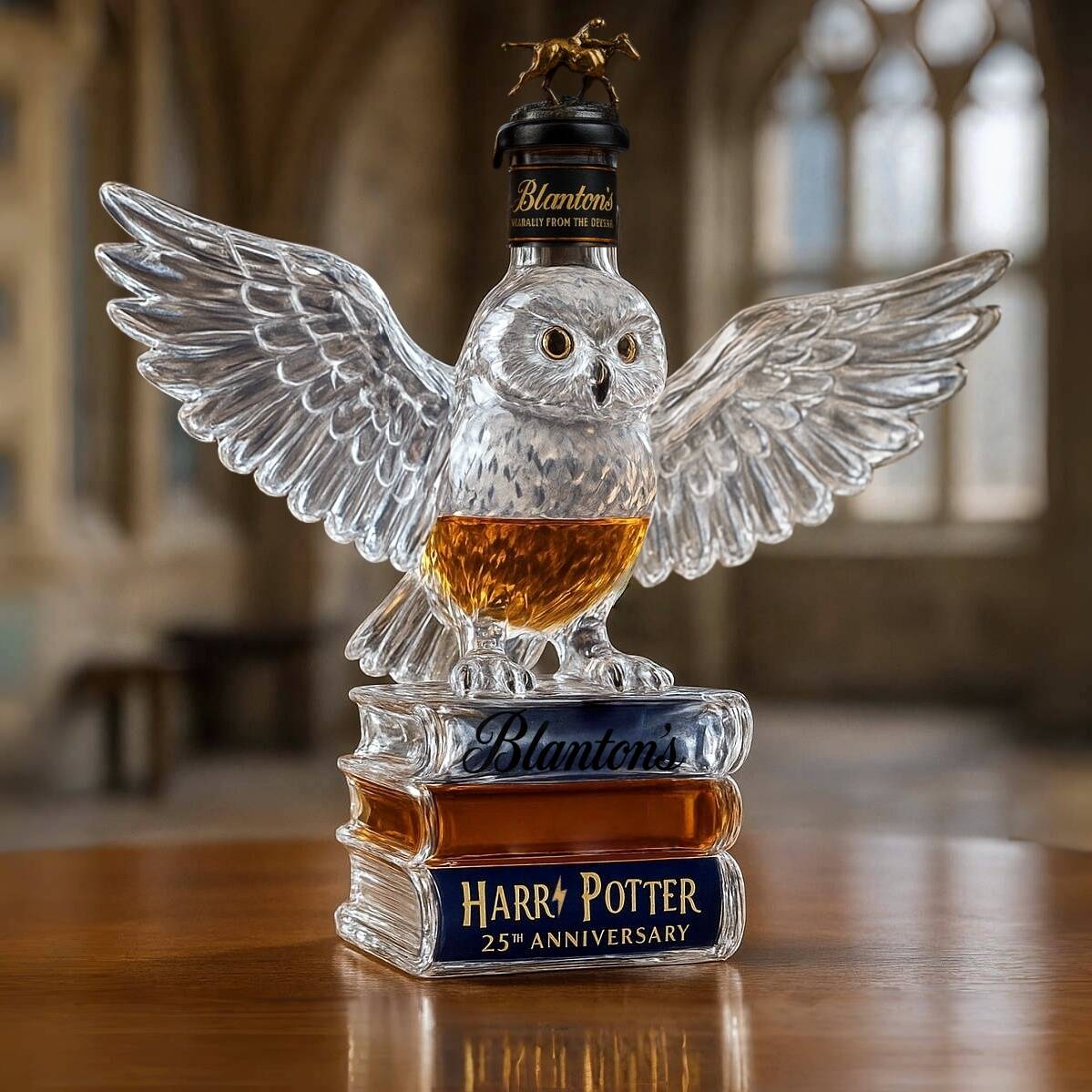 Hedwig 25th Anniversary whiskey bottle