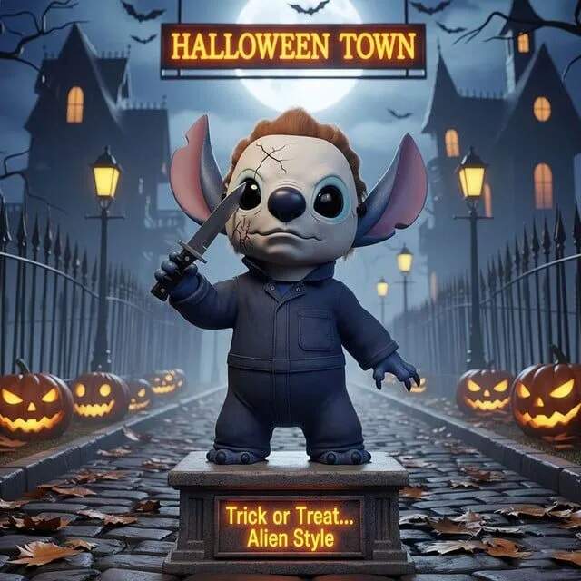 Stitch of Terror- Horror Icon Resin Statue Series