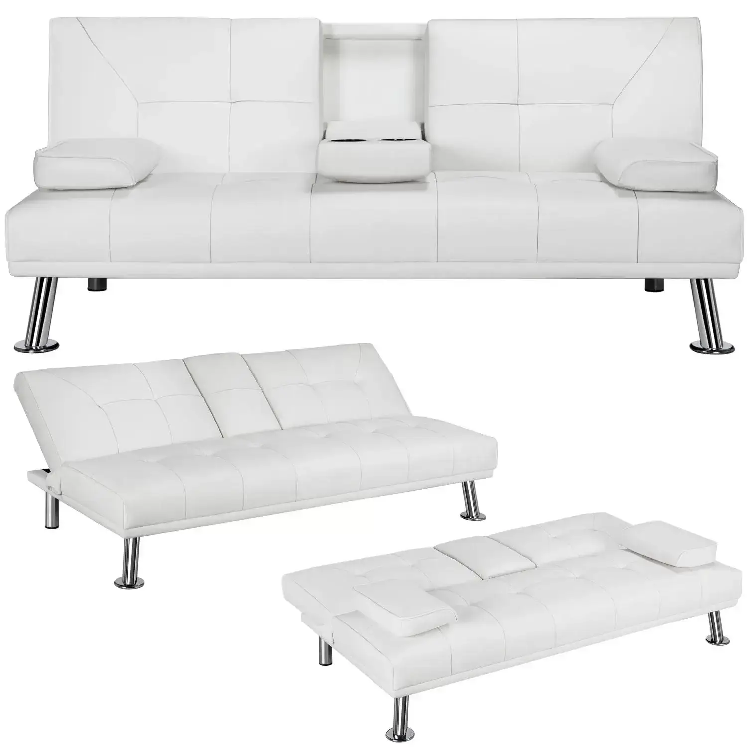 Sofa Bed with Armpad Recliner Couch