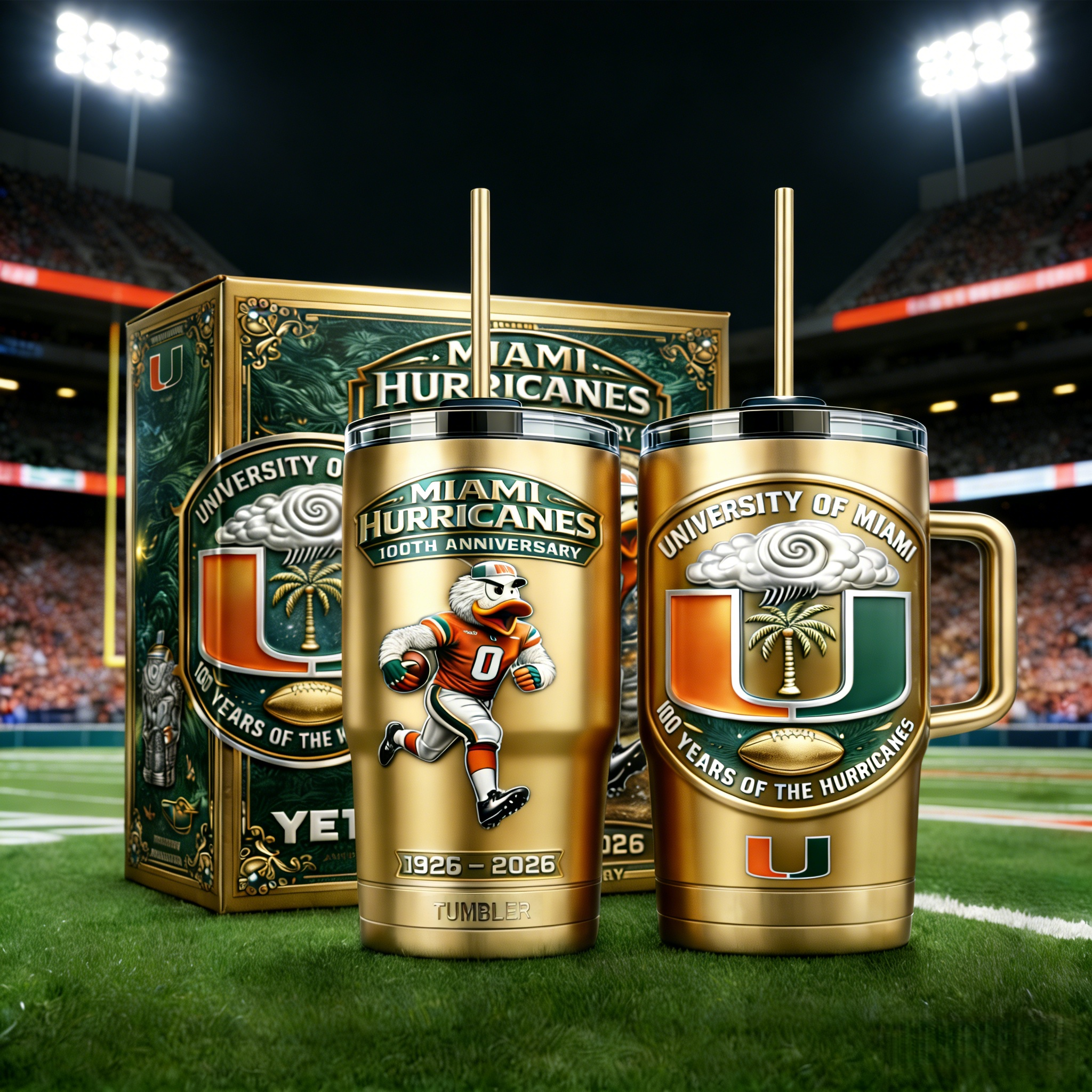 Miami Hurricanes 100th Anniversary Limited Edition Tumbler