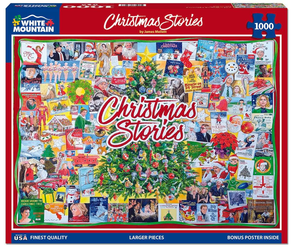 Christmas Stories (1873pz) - 1000 Piece Jigsaw Puzzle