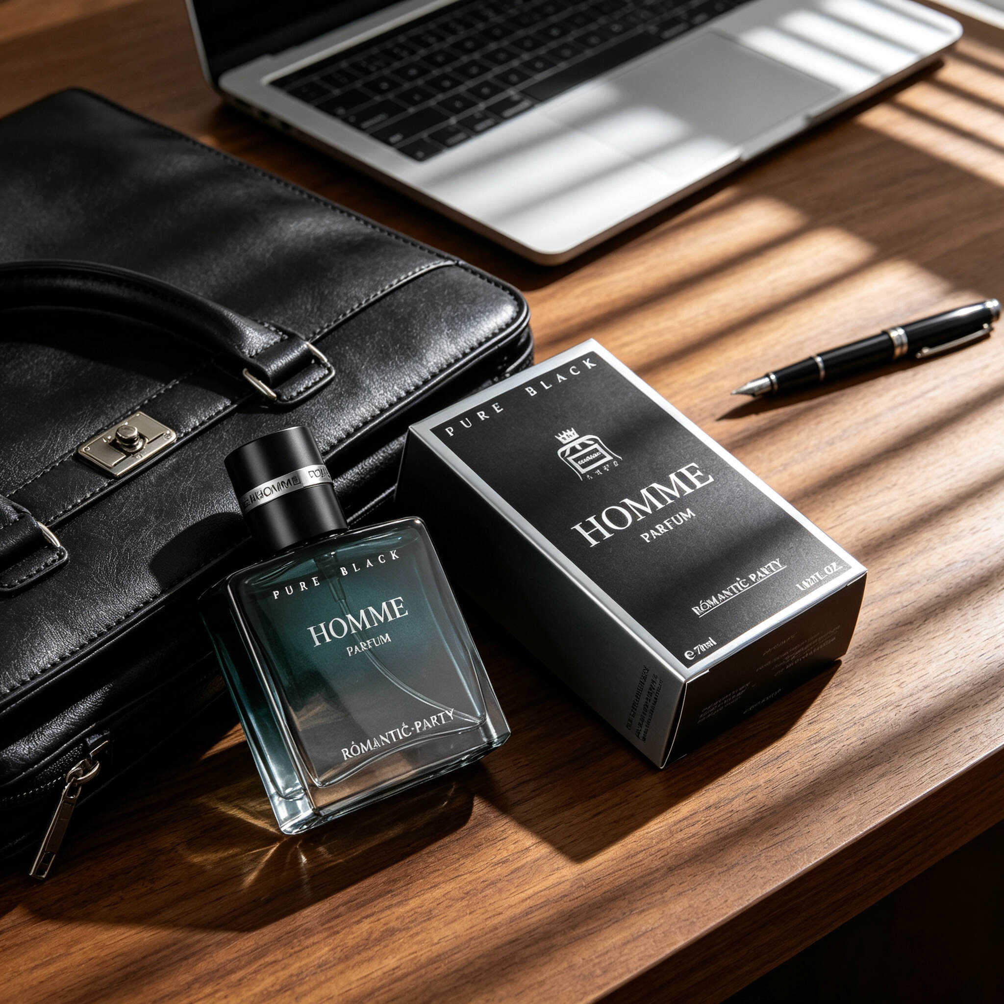 Pure Homme Men Cologne 30ml, Pure Black & Pure Blue Masculine Eau de Parfum