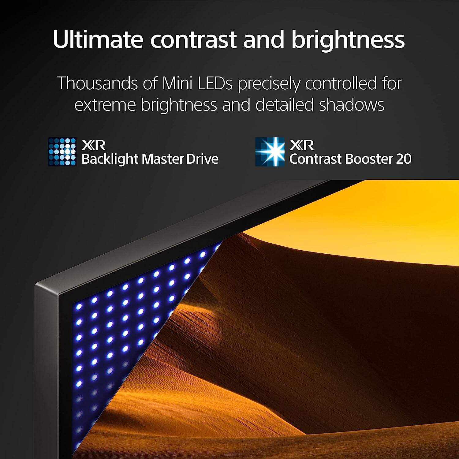 85 Inch Mini LED 4K Ultra HD TV X95L Series: BRAVIA XR Smart Google TV with Dolby Vision HDR and Exclusive Features for The Playstation® 5 XR85X95L- 2023 Model,Black